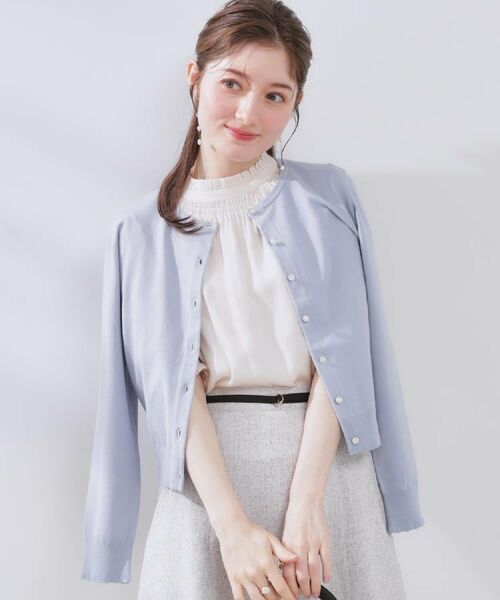 Couture Brooch / クチュールブローチ カーディガン・ボレロ | イロイロ釦ニットカーデ | 詳細25