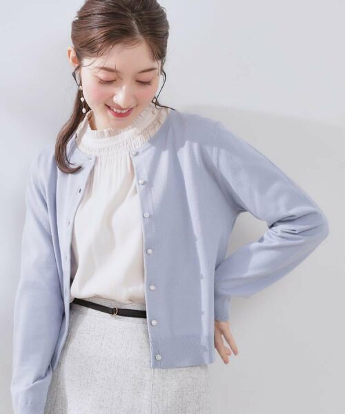 Couture Brooch / クチュールブローチ カーディガン・ボレロ | イロイロ釦ニットカーデ | 詳細26