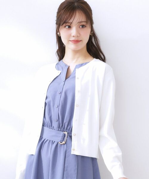 Couture Brooch / クチュールブローチ カーディガン・ボレロ | イロイロ釦ニットカーデ | 詳細5