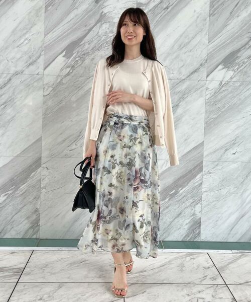 Couture Brooch / クチュールブローチ カーディガン・ボレロ | 【手洗い可能・UV・アンチピリング・接触冷感】ポイント透かしニットカーディー | 詳細13