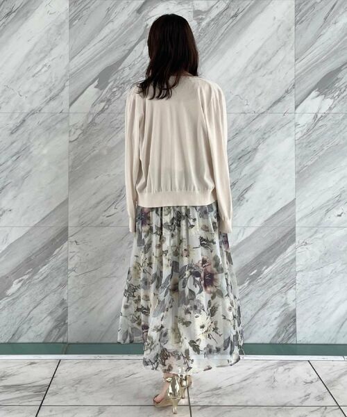 Couture Brooch / クチュールブローチ カーディガン・ボレロ | 【手洗い可能・UV・アンチピリング・接触冷感】ポイント透かしニットカーディー | 詳細15