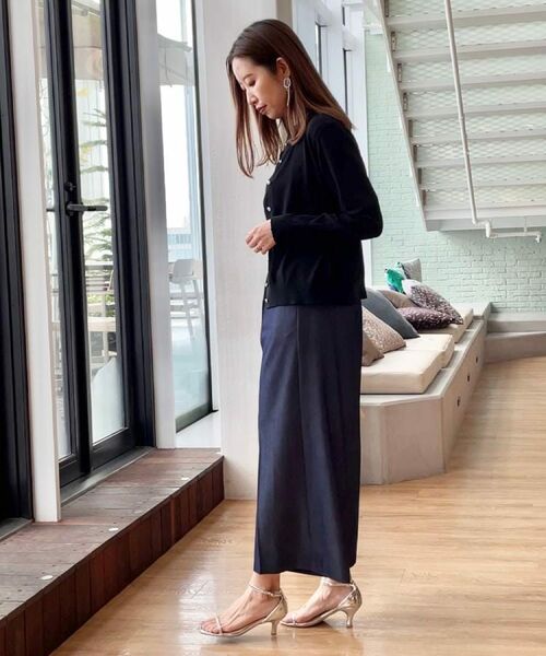 Couture Brooch / クチュールブローチ カーディガン・ボレロ | 【手洗い可能・UV・アンチピリング・接触冷感】ポイント透かしニットカーディー | 詳細24