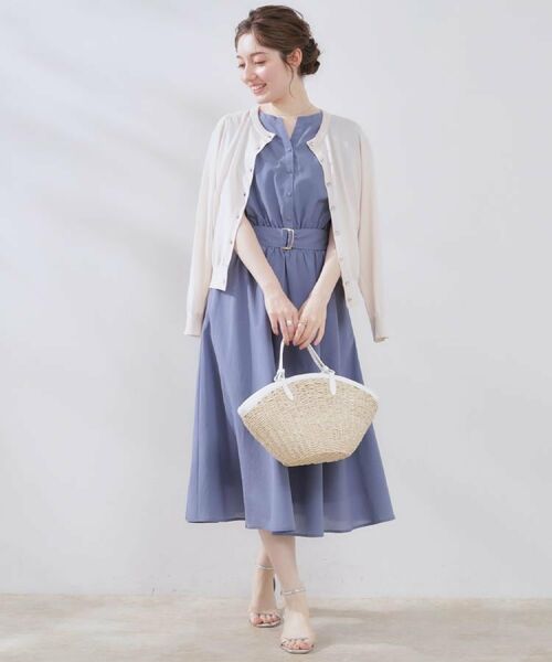 Couture Brooch / クチュールブローチ カーディガン・ボレロ | 【手洗い可能・UV・アンチピリング・接触冷感】ポイント透かしニットカーディー | 詳細9