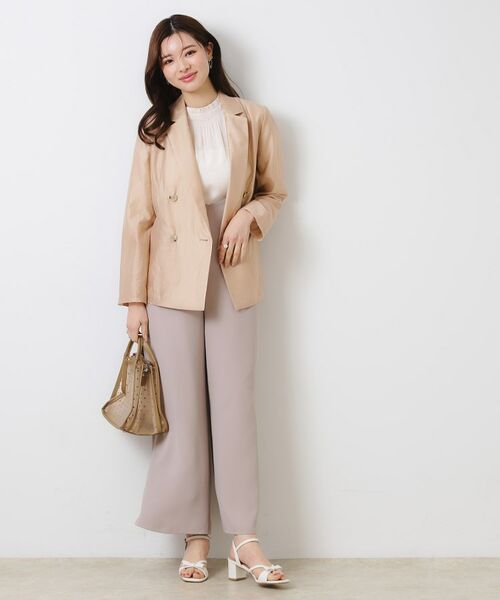 Couture Brooch / クチュールブローチ テーラードジャケット | 【オシャレな透け感・通勤】シアージャケット | 詳細22