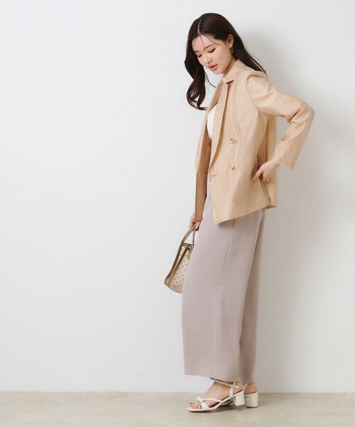 Couture Brooch / クチュールブローチ テーラードジャケット | 【オシャレな透け感・通勤】シアージャケット | 詳細23