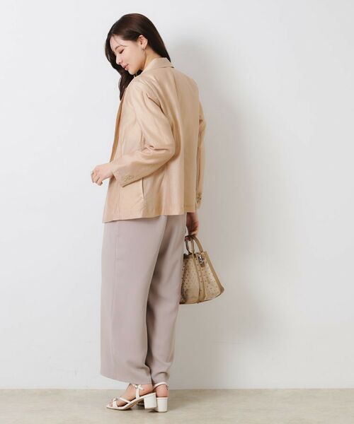 Couture Brooch / クチュールブローチ テーラードジャケット | 【オシャレな透け感・通勤】シアージャケット | 詳細24