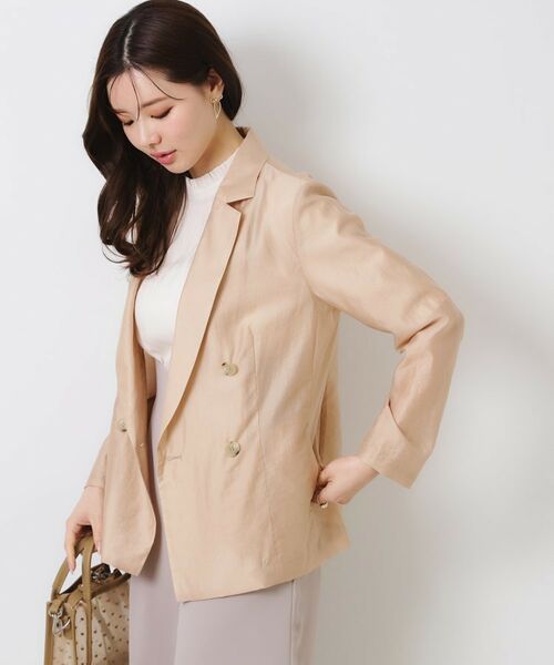 Couture Brooch / クチュールブローチ テーラードジャケット | 【オシャレな透け感・通勤】シアージャケット | 詳細26