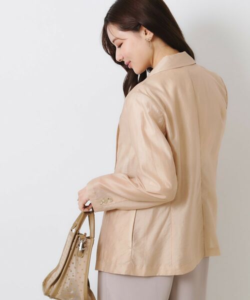 Couture Brooch / クチュールブローチ テーラードジャケット | 【オシャレな透け感・通勤】シアージャケット | 詳細27