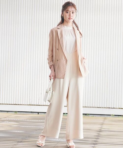 Couture Brooch / クチュールブローチ テーラードジャケット | 【オシャレな透け感・通勤】シアージャケット | 詳細28