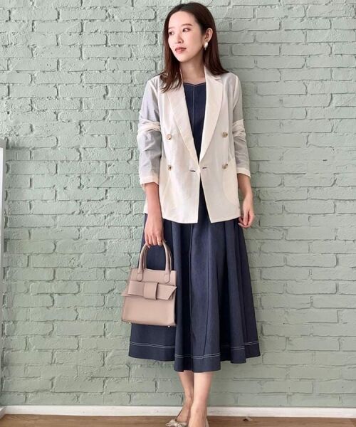 Couture Brooch / クチュールブローチ テーラードジャケット | 【オシャレな透け感・通勤】シアージャケット | 詳細8