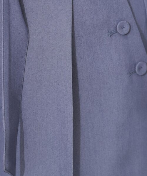 Couture Brooch / クチュールブローチ ショート・ハーフ・半端丈パンツ | 【リボン付き・通勤】シャンブレーワイドパンツ | 詳細22