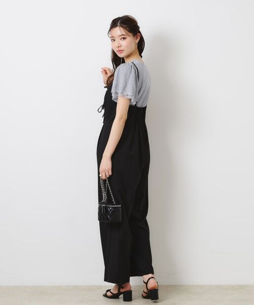 Couture Brooch / クチュールブローチ サロペット・オールインワン | 【大人可愛い・肩紐調節可能】リボンキャミサロペット | 詳細12