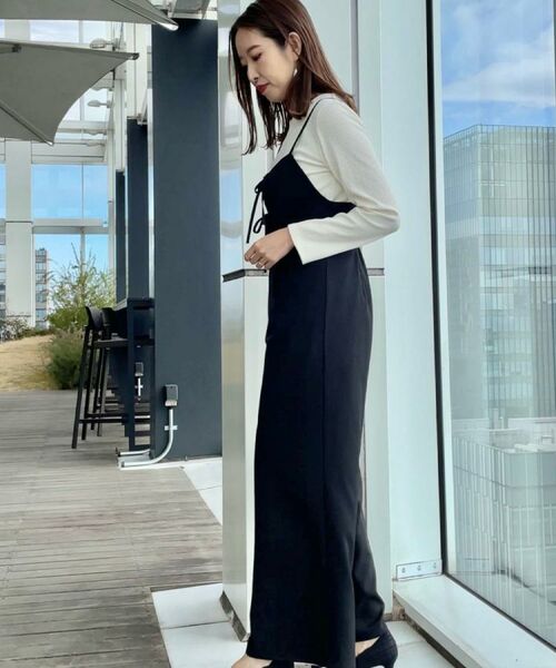 Couture Brooch / クチュールブローチ サロペット・オールインワン | 【大人可愛い・肩紐調節可能】リボンキャミサロペット | 詳細21