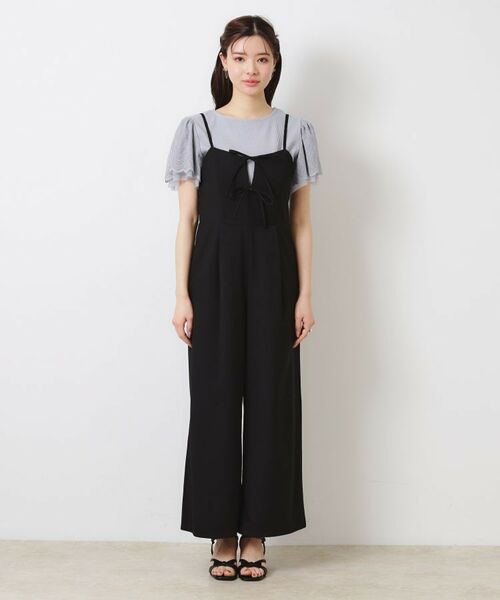 Couture Brooch / クチュールブローチ サロペット・オールインワン | 【大人可愛い・肩紐調節可能】リボンキャミサロペット | 詳細26