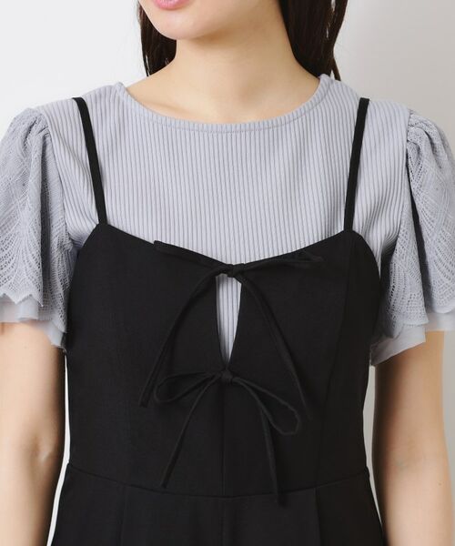 Couture Brooch / クチュールブローチ サロペット・オールインワン | 【大人可愛い・肩紐調節可能】リボンキャミサロペット | 詳細29