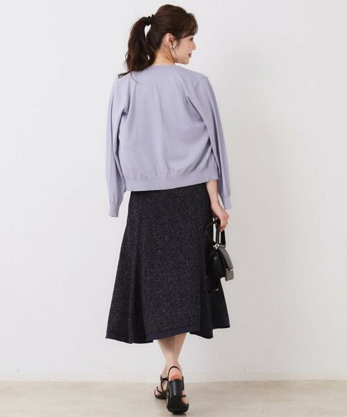 Couture Brooch / クチュールブローチ スカート | 【洗える・きれいめ・通勤】サマーツイード配色フレアスカート | 詳細16