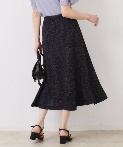 Couture Brooch / クチュールブローチ スカート | 【洗える・きれいめ・通勤】サマーツイード配色フレアスカート | 詳細21