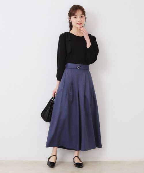 Couture Brooch / クチュールブローチ シャツ・ブラウス | 【フェミニン・通勤】肩リボンシフォンブラウス | 詳細17