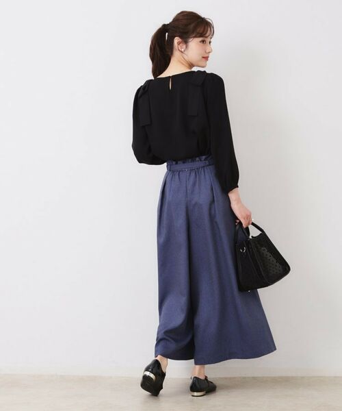 Couture Brooch / クチュールブローチ シャツ・ブラウス | 【フェミニン・通勤】肩リボンシフォンブラウス | 詳細19