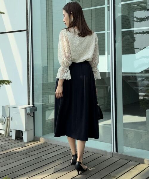 Couture Brooch / クチュールブローチ シャツ・ブラウス | 【一枚で着映える・華やか・通勤】エンブロチュール キャンディーズブラウス | 詳細14