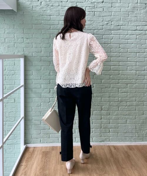 Couture Brooch / クチュールブローチ シャツ・ブラウス | 【一枚で着映える・華やか・通勤】エンブロチュール キャンディーズブラウス | 詳細18