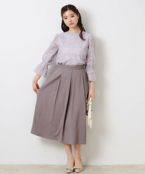 Couture Brooch / クチュールブローチ シャツ・ブラウス | 【一枚で着映える・華やか・通勤】エンブロチュール キャンディーズブラウス | 詳細20