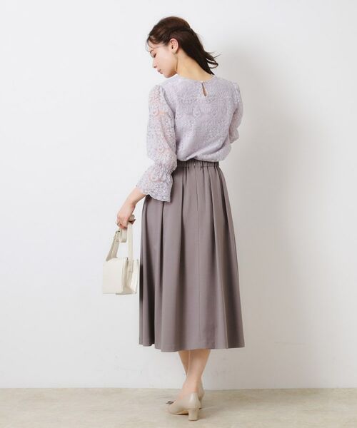 Couture Brooch / クチュールブローチ シャツ・ブラウス | 【一枚で着映える・華やか・通勤】エンブロチュール キャンディーズブラウス | 詳細22