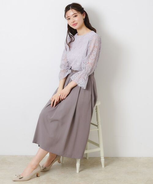 Couture Brooch / クチュールブローチ シャツ・ブラウス | 【一枚で着映える・華やか・通勤】エンブロチュール キャンディーズブラウス | 詳細23