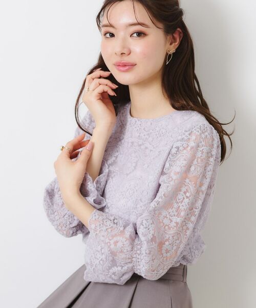 Couture Brooch / クチュールブローチ シャツ・ブラウス | 【一枚で着映える・華やか・通勤】エンブロチュール キャンディーズブラウス | 詳細25