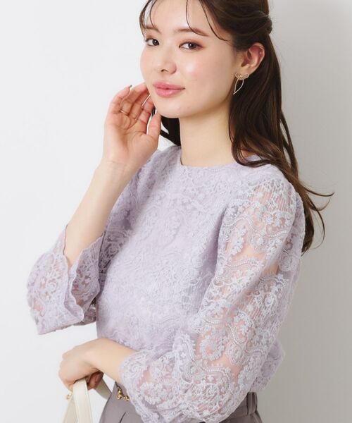 Couture Brooch / クチュールブローチ シャツ・ブラウス | 【一枚で着映える・華やか・通勤】エンブロチュール キャンディーズブラウス | 詳細27