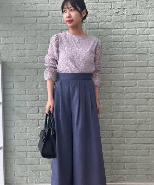 Couture Brooch / クチュールブローチ シャツ・ブラウス | 【一枚で着映える・華やか・通勤】エンブロチュール キャンディーズブラウス | 詳細28