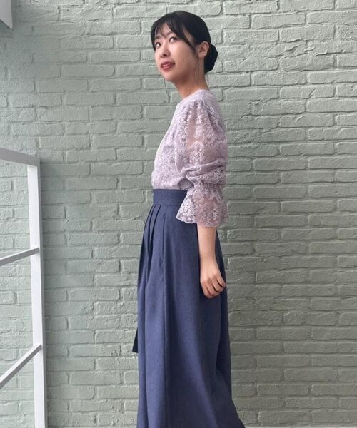 Couture Brooch / クチュールブローチ シャツ・ブラウス | 【一枚で着映える・華やか・通勤】エンブロチュール キャンディーズブラウス | 詳細29