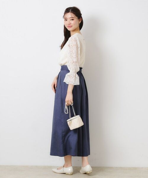 Couture Brooch / クチュールブローチ シャツ・ブラウス | 【一枚で着映える・華やか・通勤】エンブロチュール キャンディーズブラウス | 詳細3