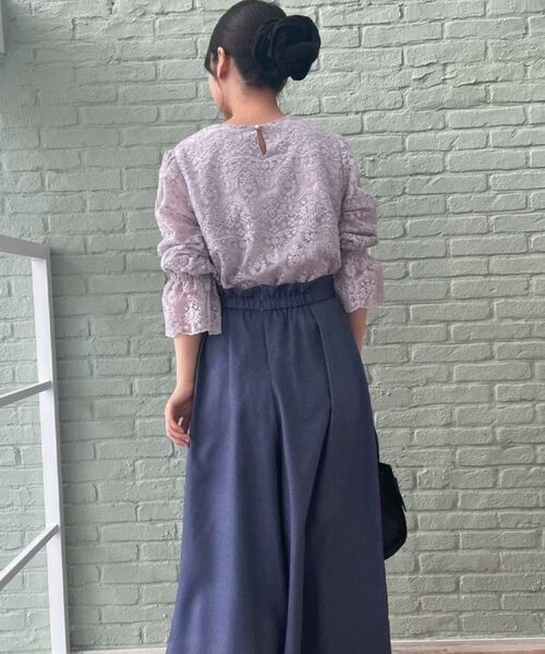 Couture Brooch / クチュールブローチ シャツ・ブラウス | 【一枚で着映える・華やか・通勤】エンブロチュール キャンディーズブラウス | 詳細30