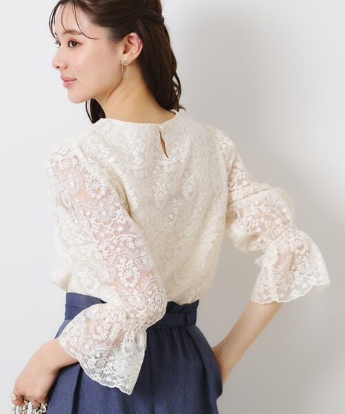 Couture Brooch / クチュールブローチ シャツ・ブラウス | 【一枚で着映える・華やか・通勤】エンブロチュール キャンディーズブラウス | 詳細7