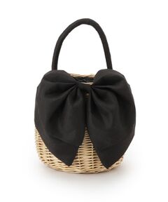 Couture Brooch / クチュールブローチ ハンドバッグ | BIGリボンラタンバッグ