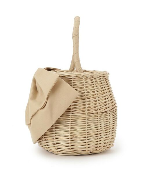 Couture Brooch / クチュールブローチ ハンドバッグ | BIGリボンラタンバッグ | 詳細2