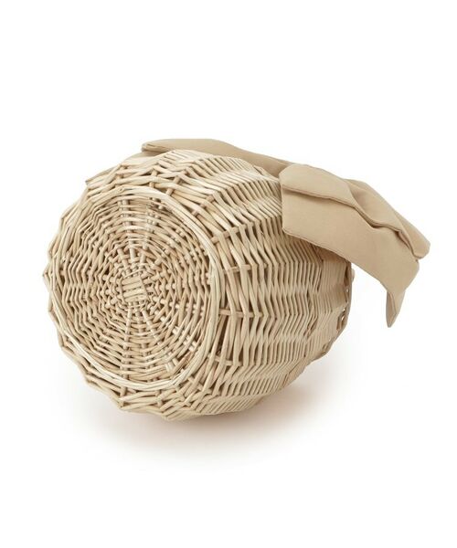 Couture Brooch / クチュールブローチ ハンドバッグ | BIGリボンラタンバッグ | 詳細4