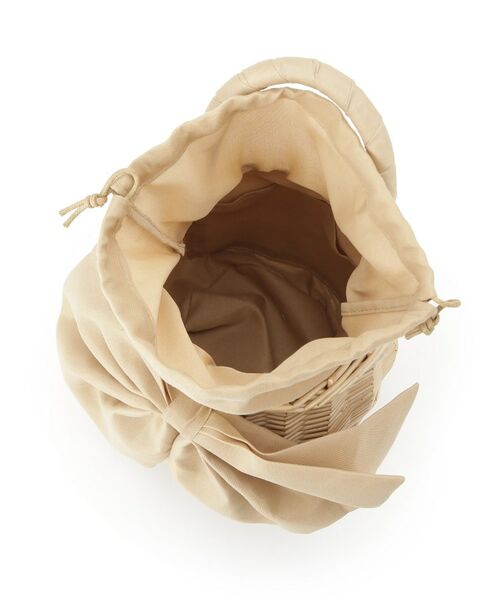 Couture Brooch / クチュールブローチ ハンドバッグ | BIGリボンラタンバッグ | 詳細6