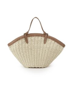 Couture Brooch / クチュールブローチ トートバッグ | 合皮トリミングペーパートート