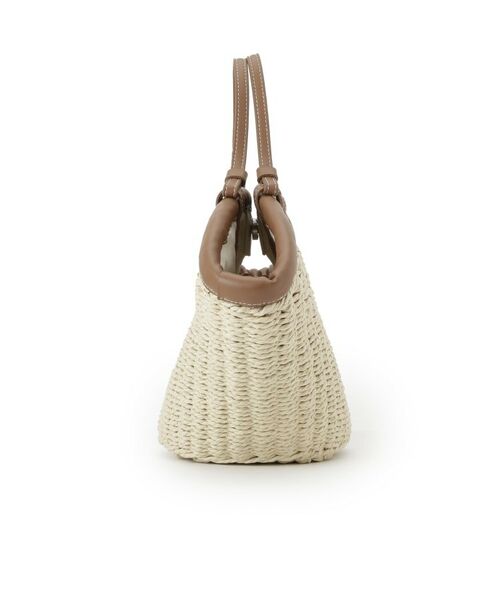 Couture Brooch / クチュールブローチ トートバッグ | 合皮トリミングペーパートート | 詳細2