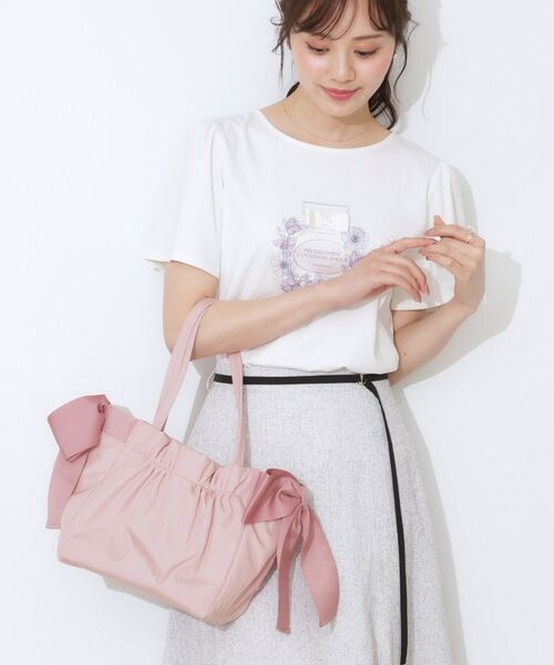 Couture Brooch / クチュールブローチ ハンドバッグ | リボントートバッグ | 詳細9