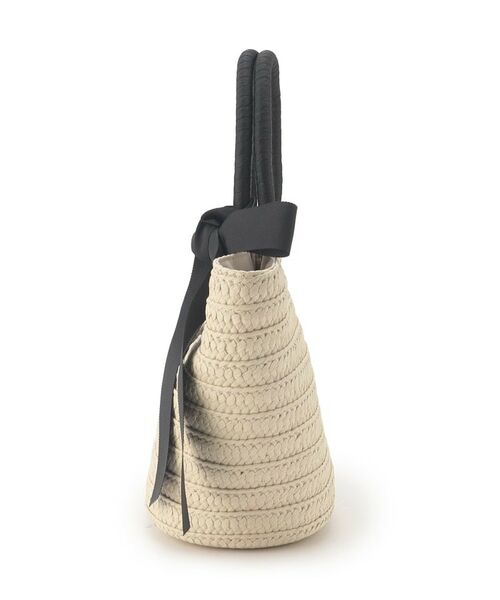 Couture Brooch / クチュールブローチ トートバッグ | リボンディティールかごトートバッグ | 詳細2