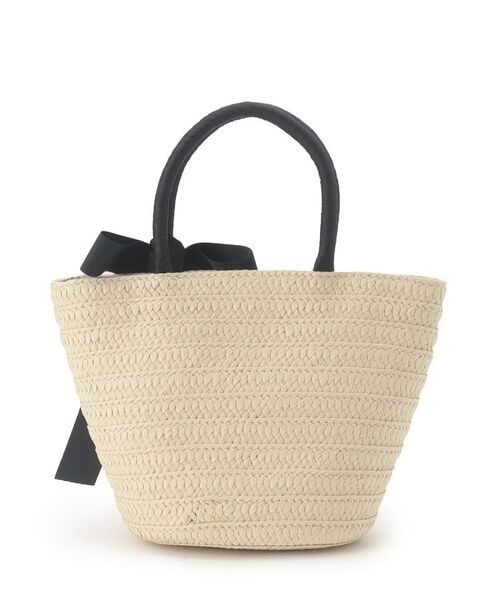 Couture Brooch / クチュールブローチ トートバッグ | リボンディティールかごトートバッグ | 詳細3