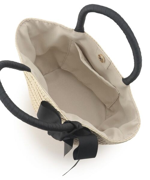 Couture Brooch / クチュールブローチ トートバッグ | リボンディティールかごトートバッグ | 詳細5