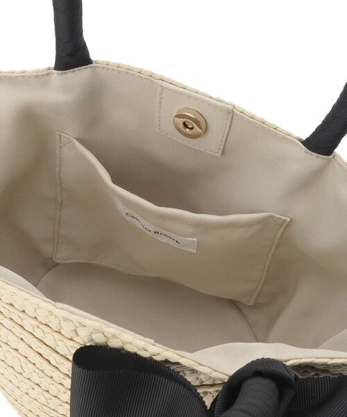 Couture Brooch / クチュールブローチ トートバッグ | リボンディティールかごトートバッグ | 詳細8
