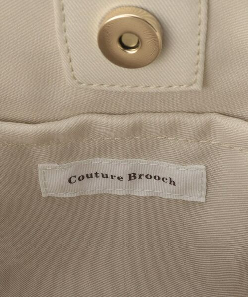 Couture Brooch / クチュールブローチ トートバッグ | リボンディティールかごトートバッグ | 詳細9