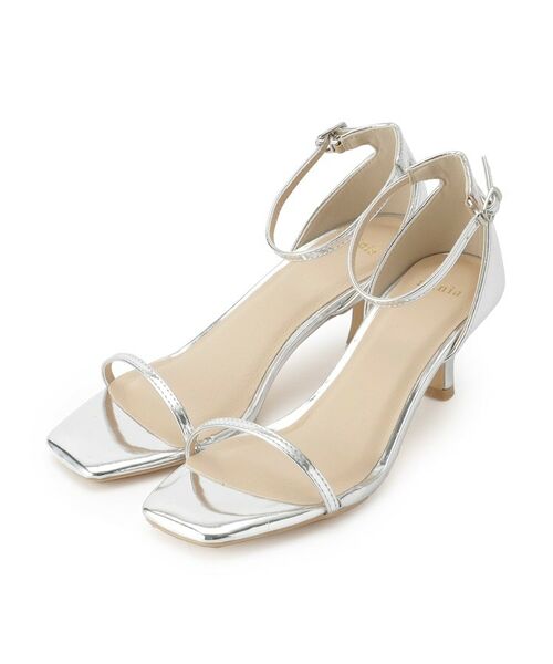 Couture Brooch / クチュールブローチ サンダル | メタリックヒールサンダル | 詳細1