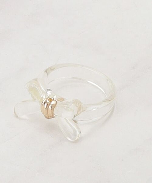 Couture Brooch / クチュールブローチ リング | クリアリボンリング | 詳細1
