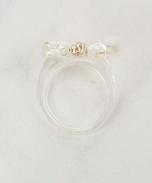 Couture Brooch / クチュールブローチ リング | クリアリボンリング | 詳細3